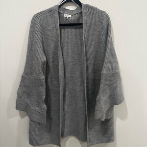 Gentle Fawn Heather Gray Open-Front Cardigan